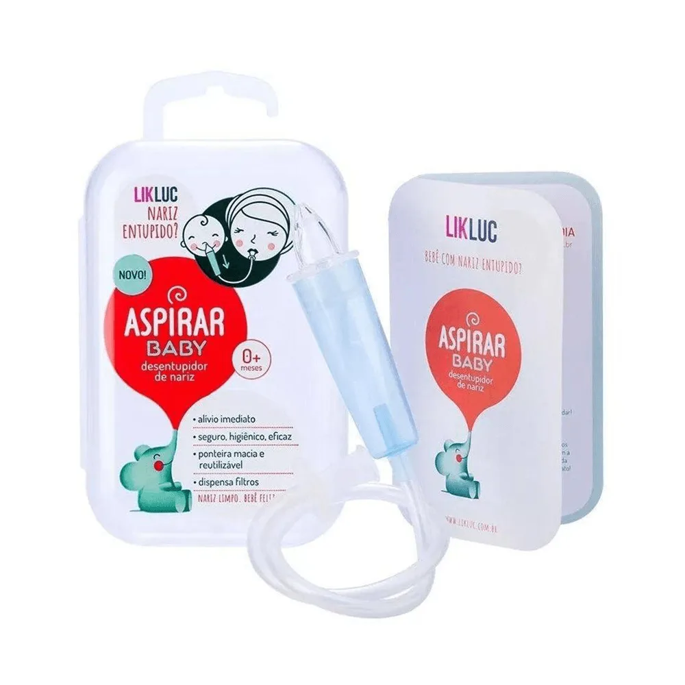Aspirador Nasal Likluc Aspirar Baby 1 Unidade