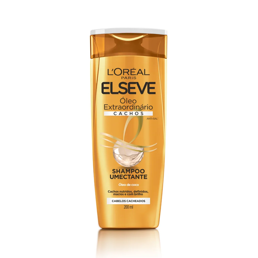 Shampoo Elseve Óleo Extraordinário Cachos Umectante 200ml