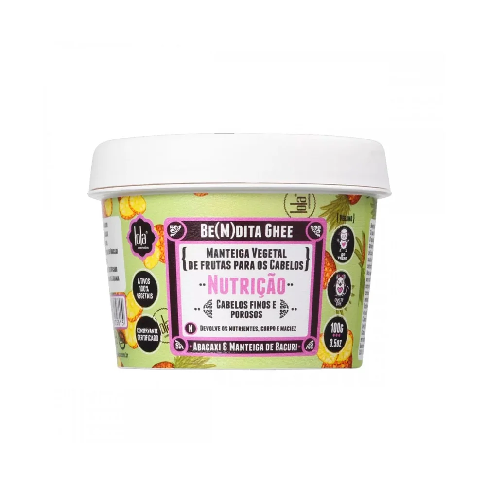 Máscara Capilar Lola Be(M)dita Ghee Nutrição 100g