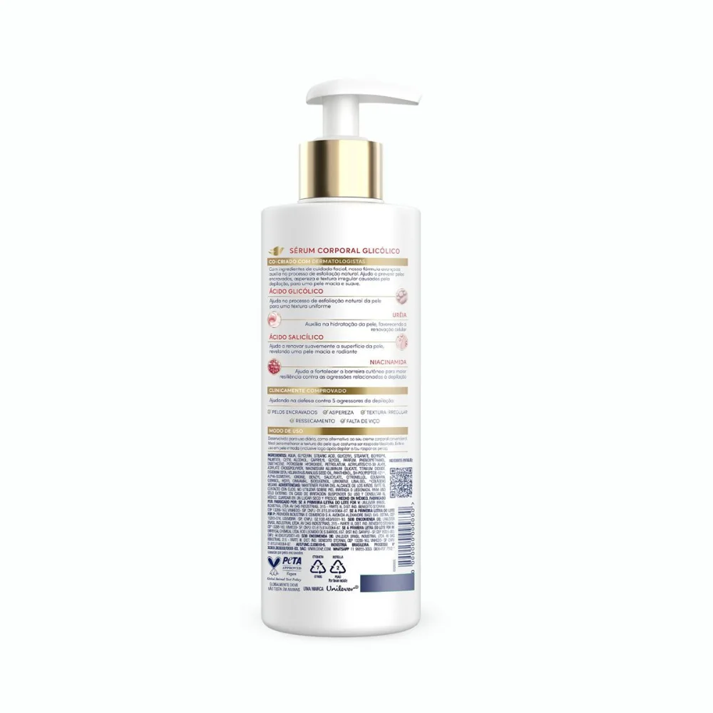 Hidratante Corporal Dove Sérum Glicólico + Reparador De Textura 380ml