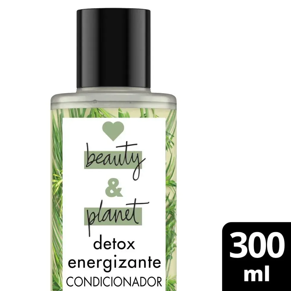 Condicionador Love Beauty & Planet Detox Energizante Vegano 300ml