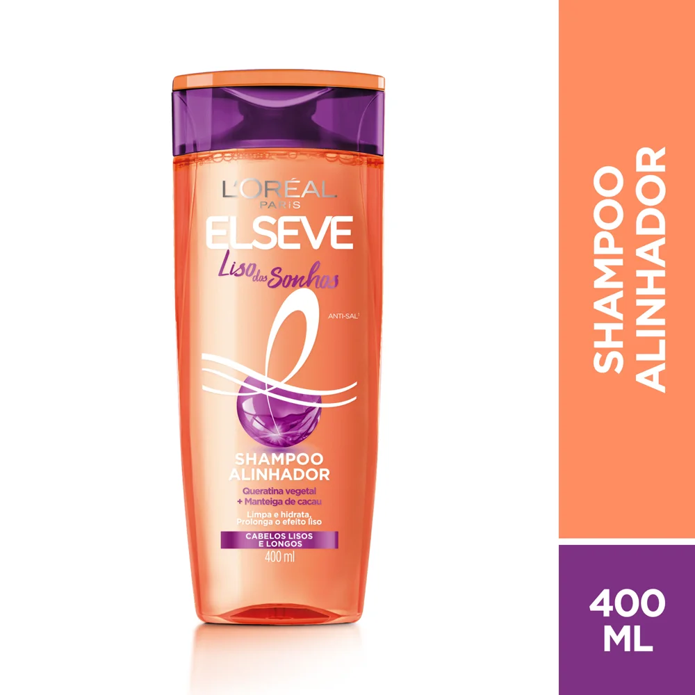 Shampoo Elseve Liso dos Sonhos Alinhador 400ml