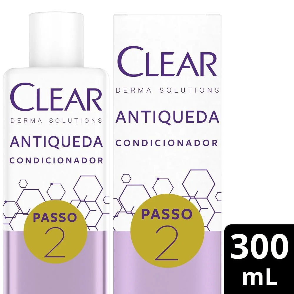 Condicionador Clear Derma Solutions Antiqueda Passo 2 300ml