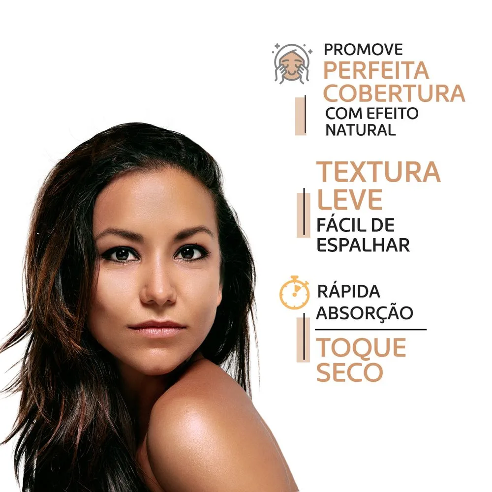 Protetor Solar Facial Episol Color Toque Seco FPS30 Pele Morena 40g