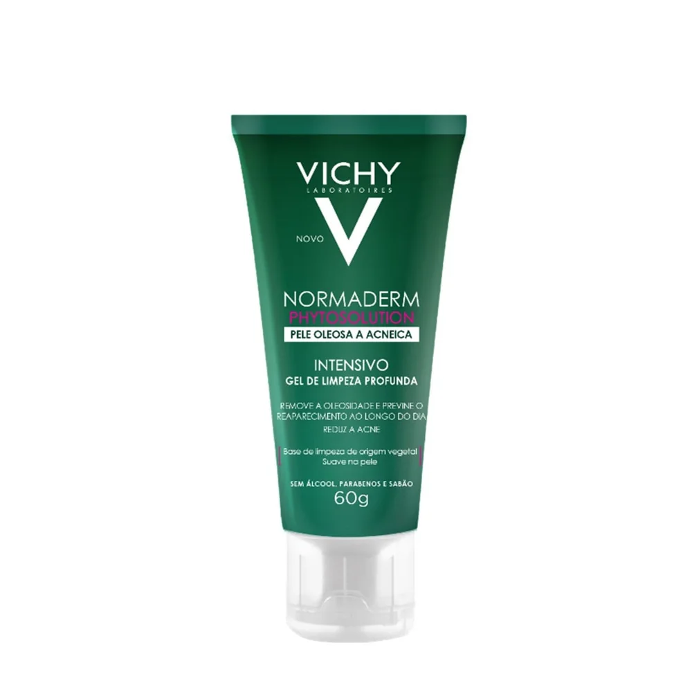 Gel de Limpeza Facial Vichy Normaderm Phytosolution Pele Oleosa a Acneica 60g