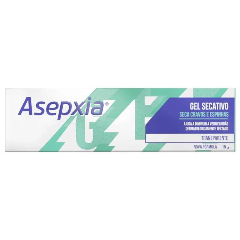 Gel Secativo Asepxia para Cravos e Espinhas 15g