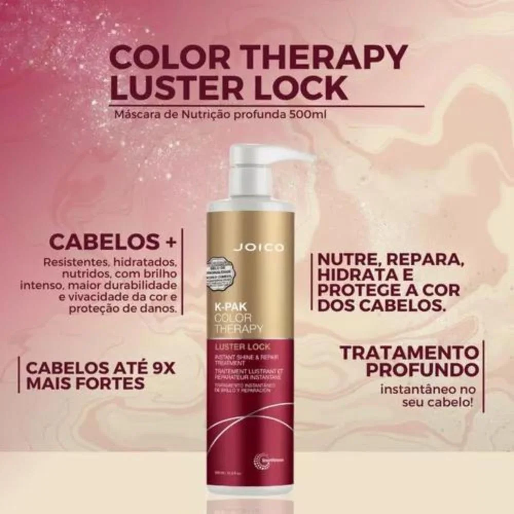 Joico - K-PAK Color Therapy Luster Lock Smart Release - Máscara Capilar - 500ml