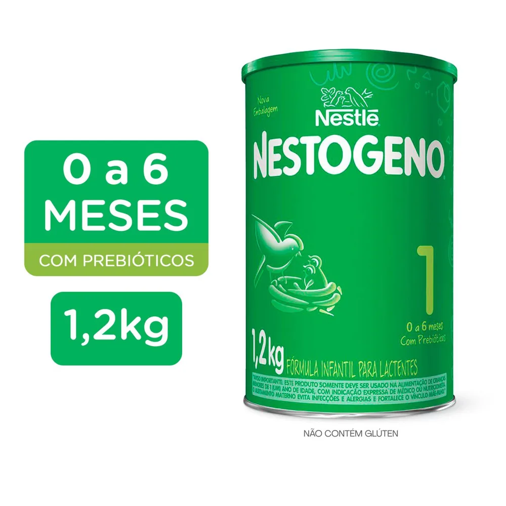 Fórmula Infantil Nestogeno 1 de 0 a 6 meses 1,2Kg