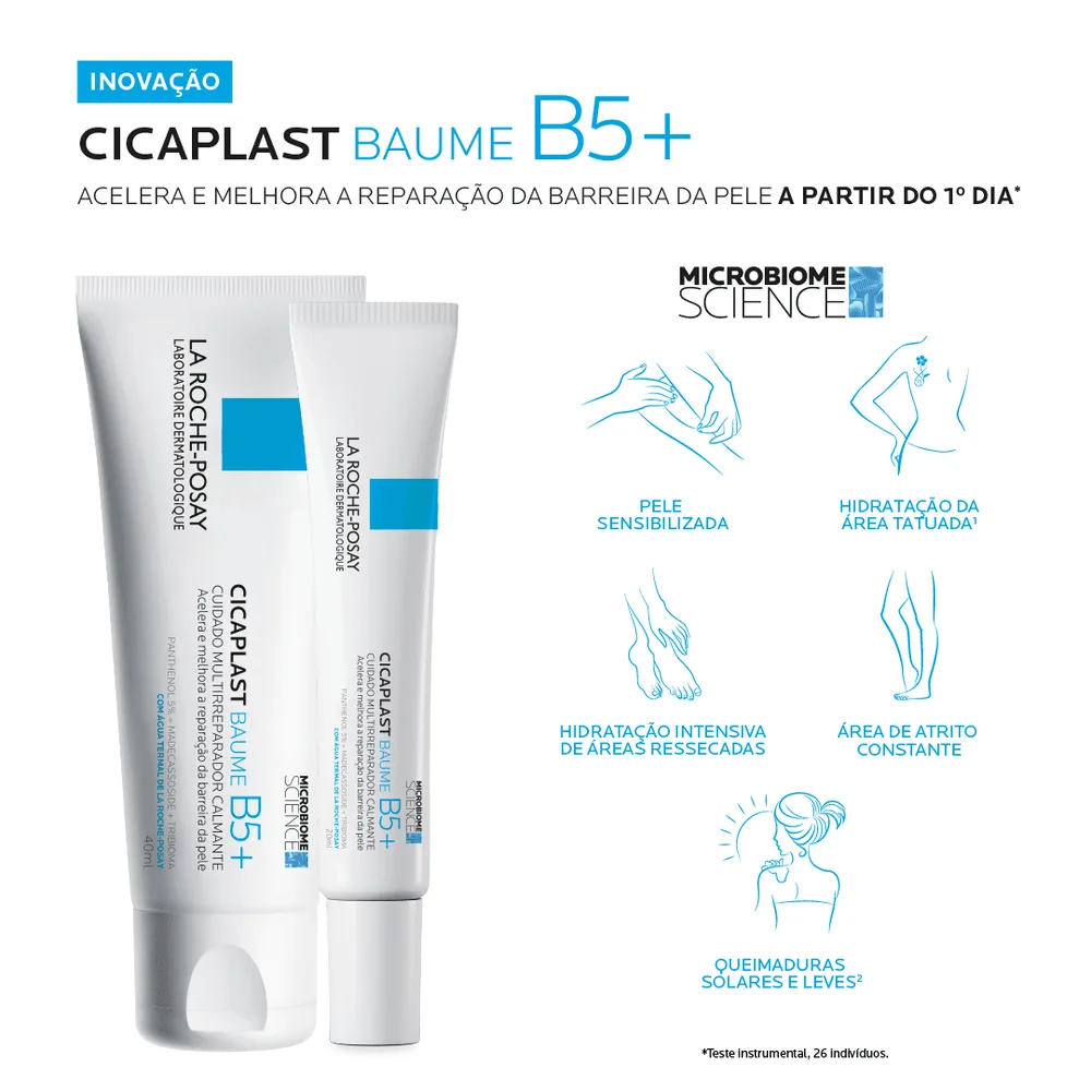 Creme La Roche-Posay Cicaplast Baume B5+ Multirreparador Calmante 20ml