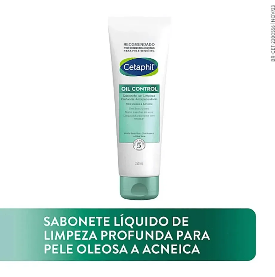 Sabonete Facial Cetaphil Oil Control Limpeza Profunda Anti Oleosidade 124ml