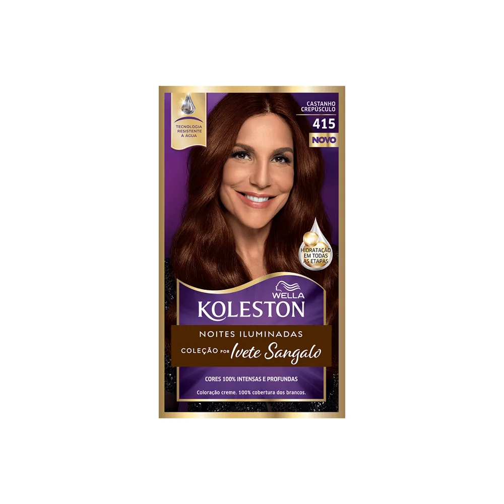 Tintura Koleston Noites Iluminadas Castanho Crepusculo 415