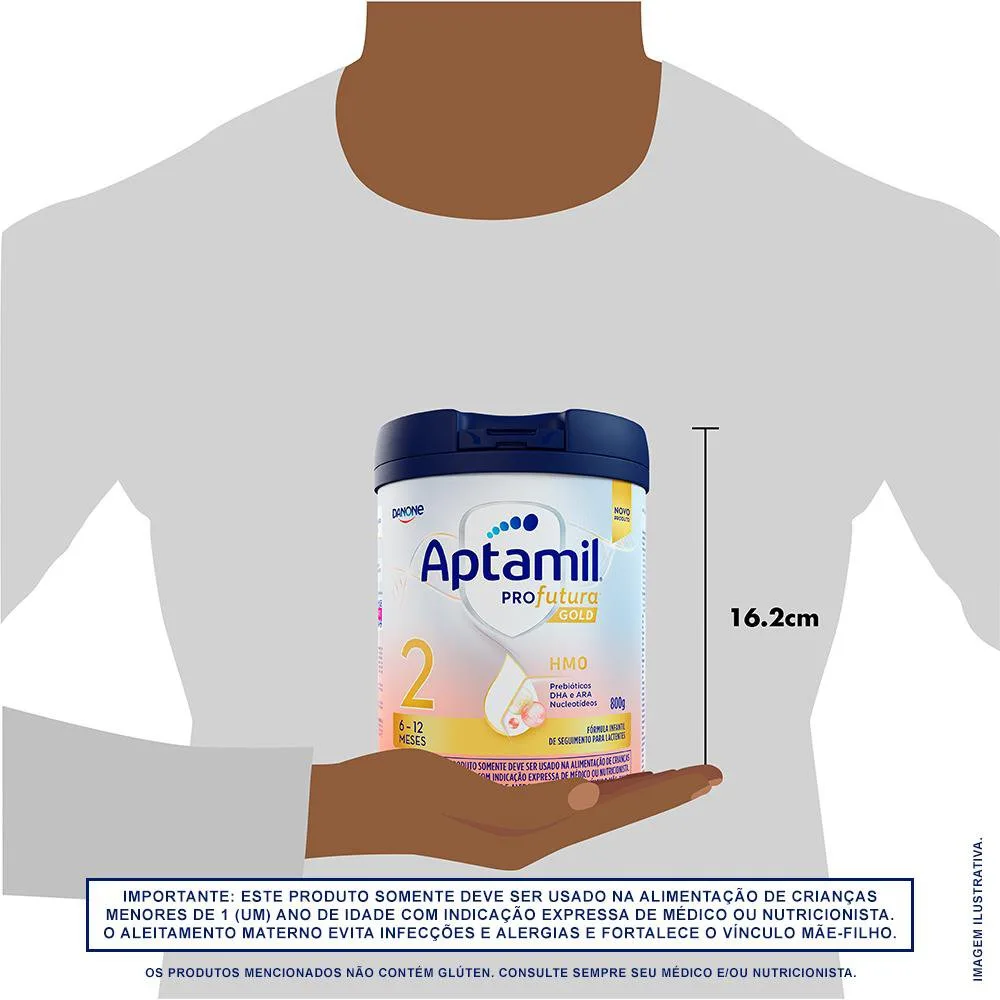 Fórmula Infantil Aptamil Profutura Gold 2 De 6 A 12 Meses 800g