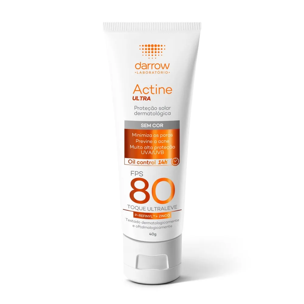 Protetor Solar Facial Actine Ultra Oil Control FPS80 40g