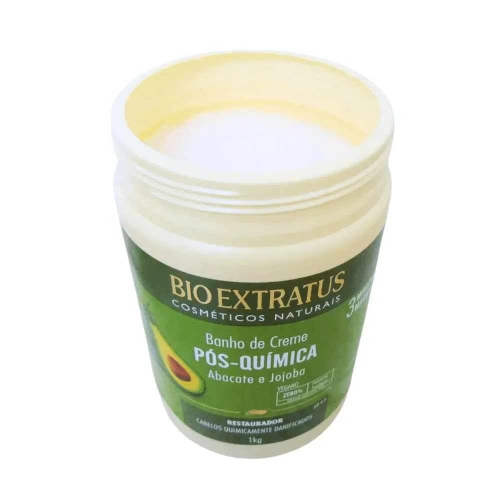 Creme de Tratamento Capilar Bio Extratus Pós-Química Abacate e Jojoba 1Kg
