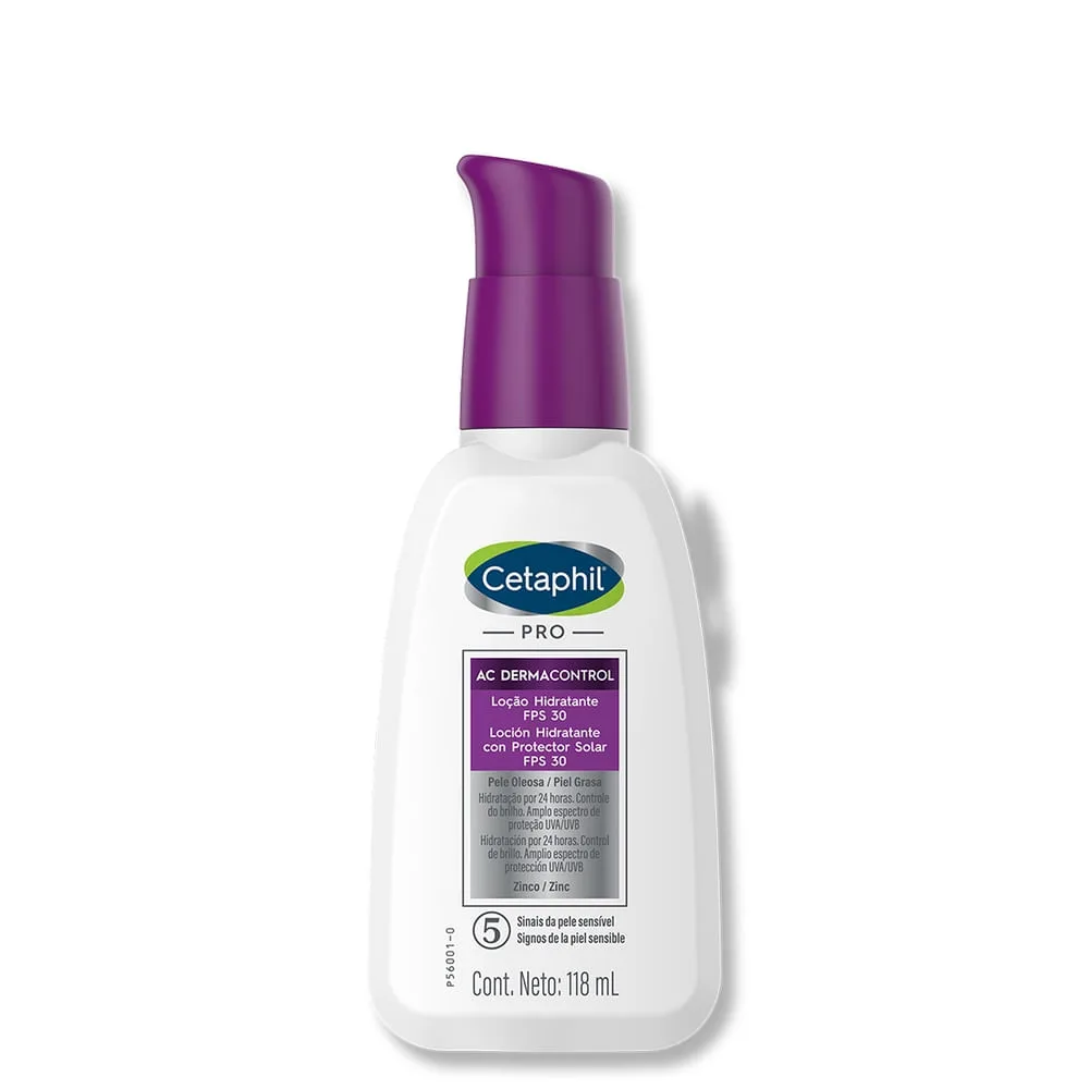 Loção Facial Cetaphil Pro AC Control Hidratante FPS 30 118ml