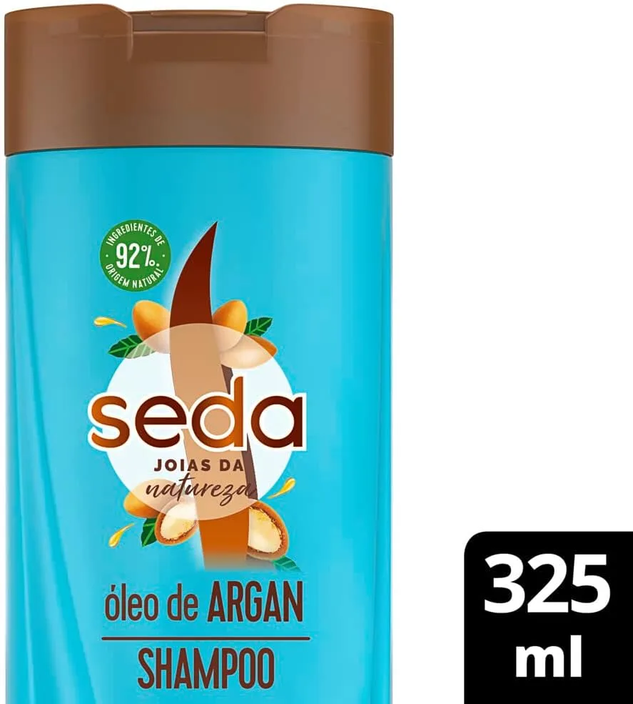 Condicionador Seda Joias da Natureza Óleo de Argan Reconstrução e Brilho 325ml
