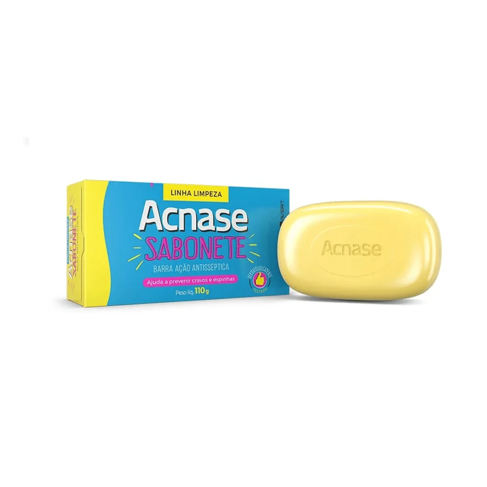 Sabonete em Barra Facial Acnase Antisséptico 110g