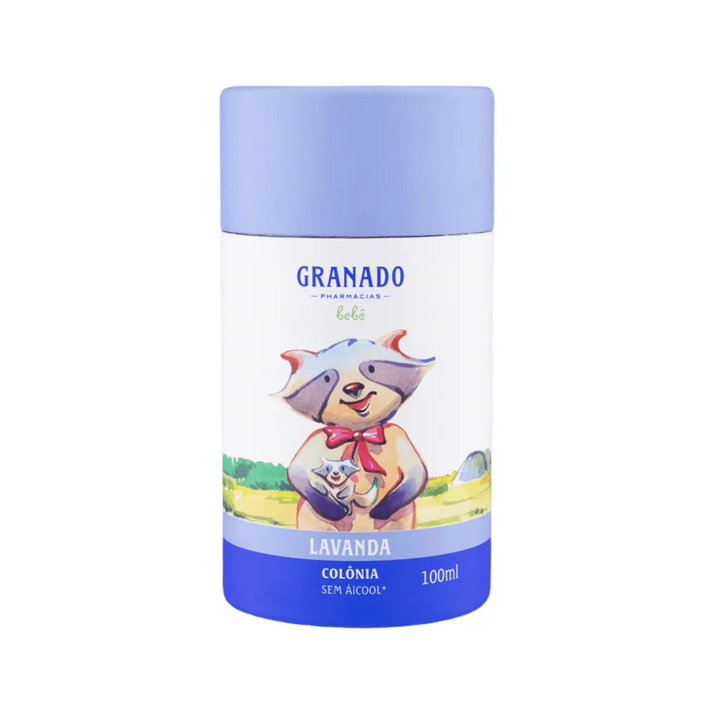 Colônia Infantil Granado Bebê Sem Álcool Recém-Nascido Lavanda 100ml