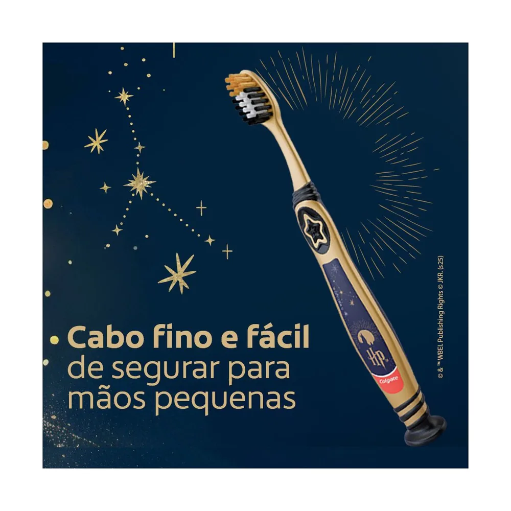 Escova Dental Infantil Colgate Ultramacia Harry Potter 6 Anos 2 Unidades