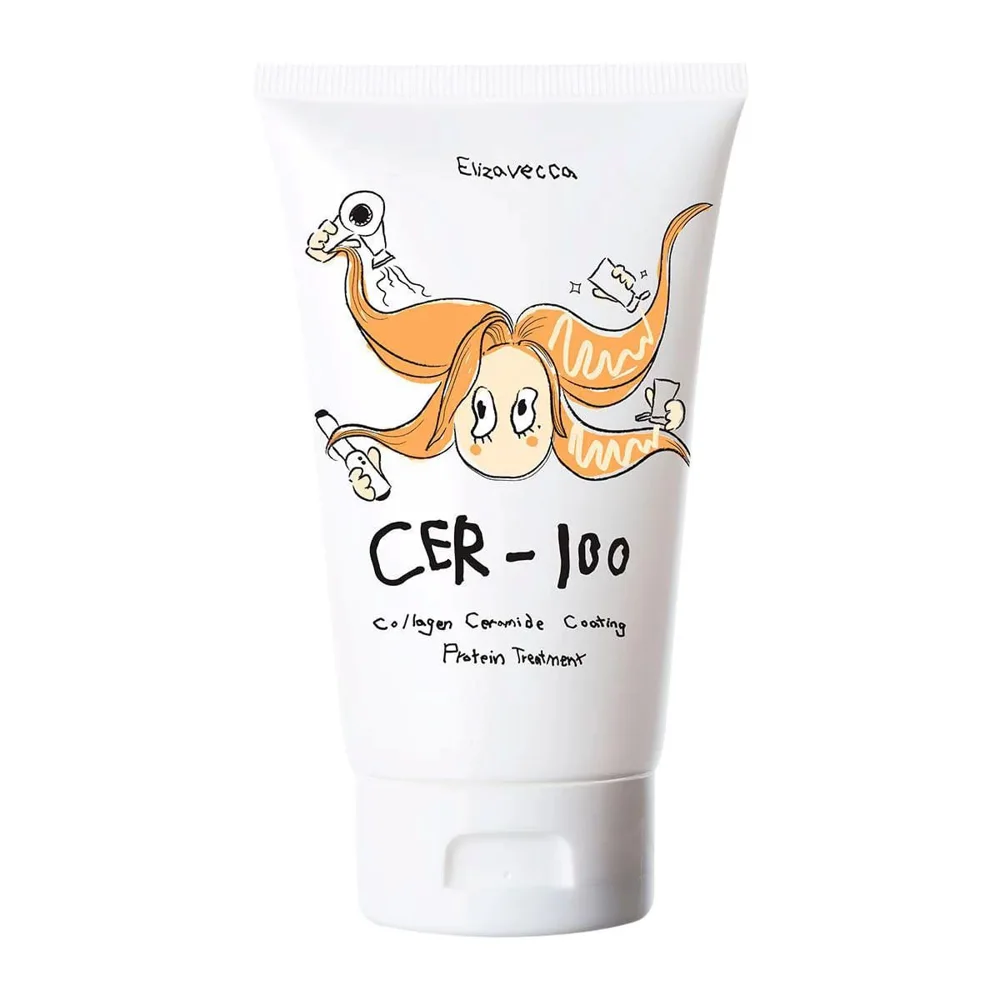 Máscara De Tratamento Capilar Elizavecca Cer-100 Collagen Ceramide Coating Protein Treatment 100ml