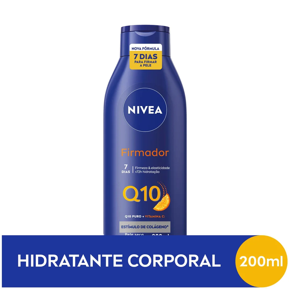 Loção Corporal Nivea Q10 + Vitamina C Firmador Pele Seca 200ml