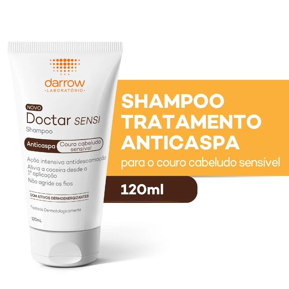 Shampoo Anticaspa Darrow Doctar Sensi Alívio da Coceira 120ml