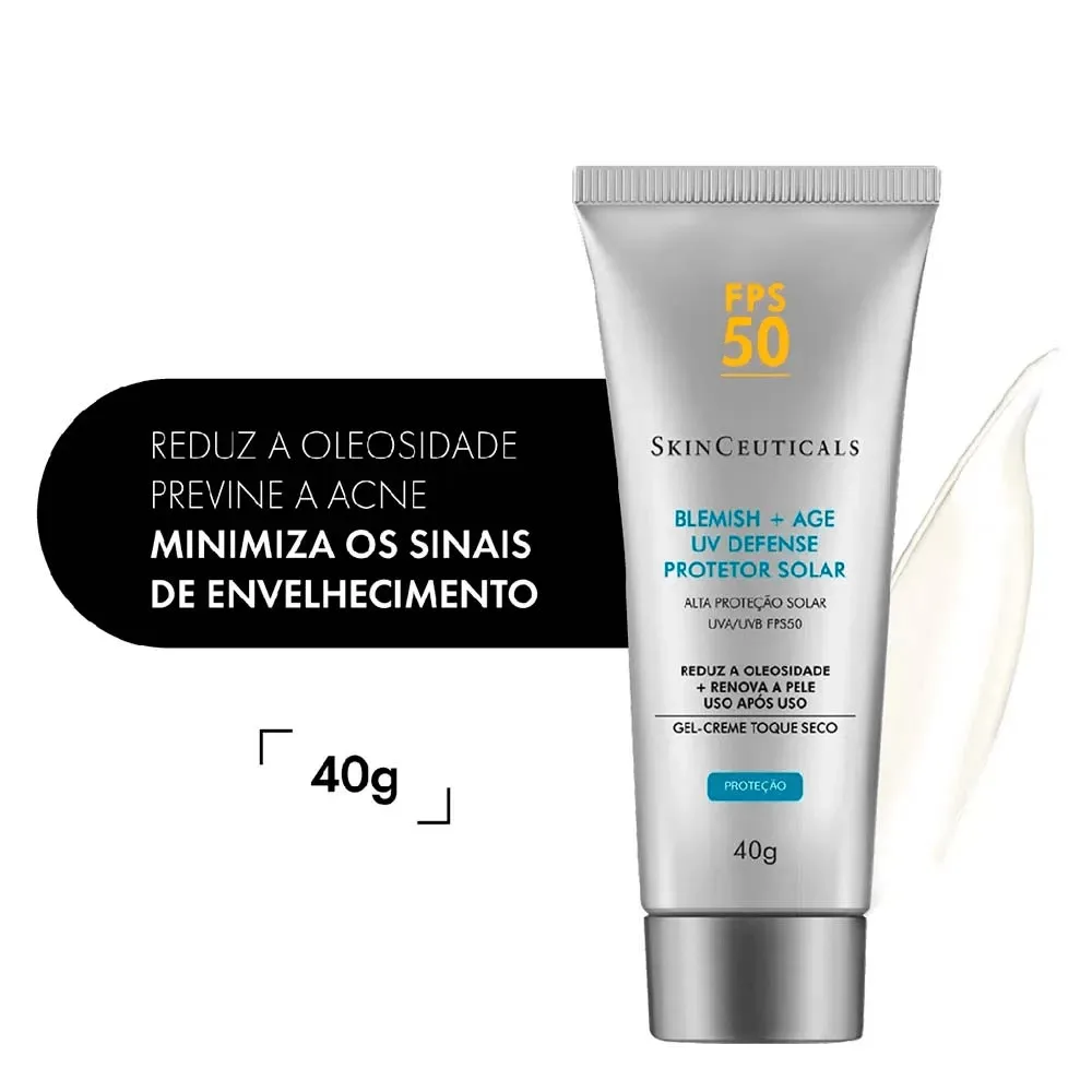 Protetor Solar Skinceuticals Blemish + Age UV Defense FPS 50 40G