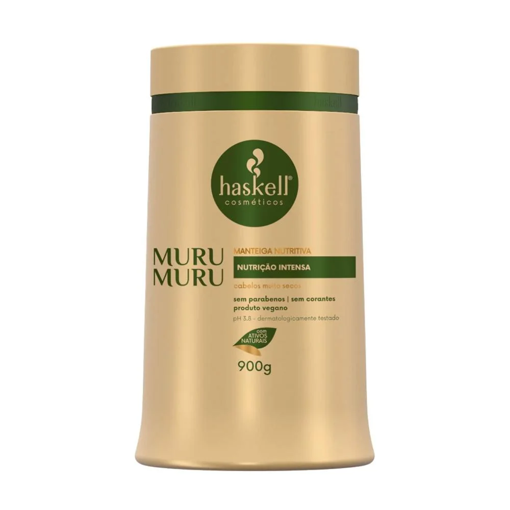 Mascara Capilar Haskell Muru Muru Manteiga Nutritiva 900 g