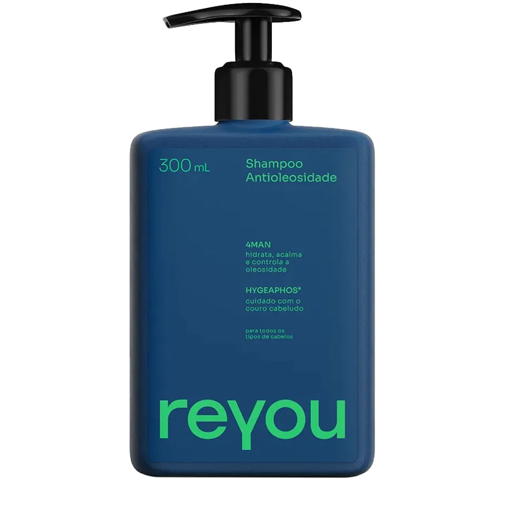 Reyou - 4Man Hygeaphos Antioleosidade - Shampoo Masculino