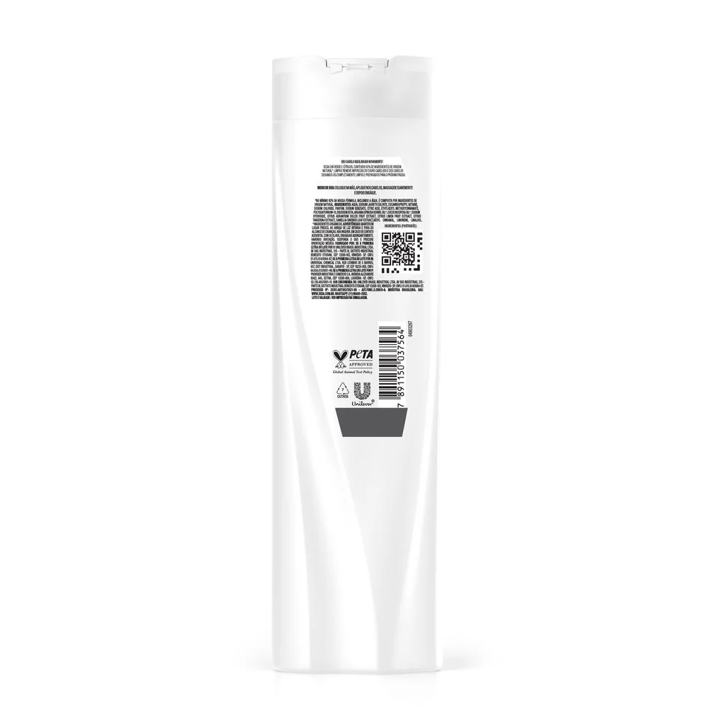 Shampoo Seda Joias da Natureza Chá Verde + Cítricos 325ml