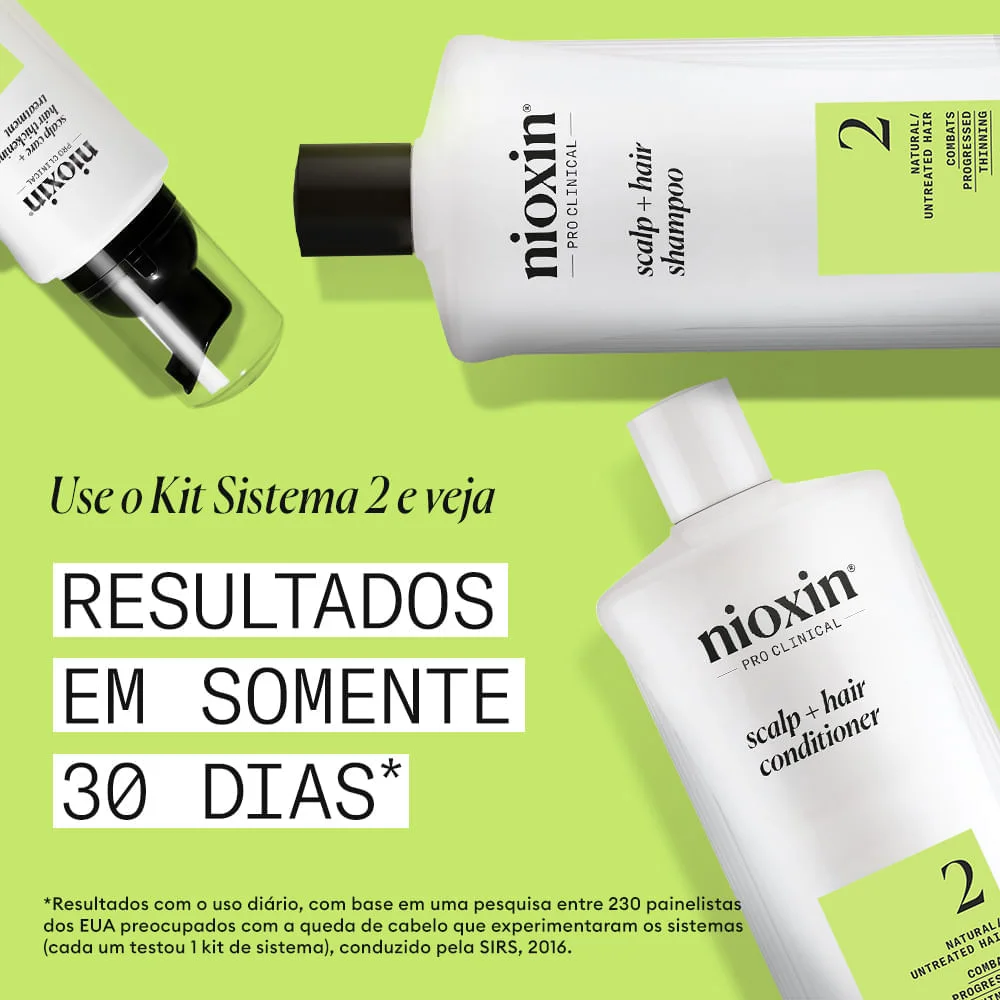 Nioxin - Sistema 2 - Condicionador para Cabelo Natural com Afinamento Avançado - 1000ml