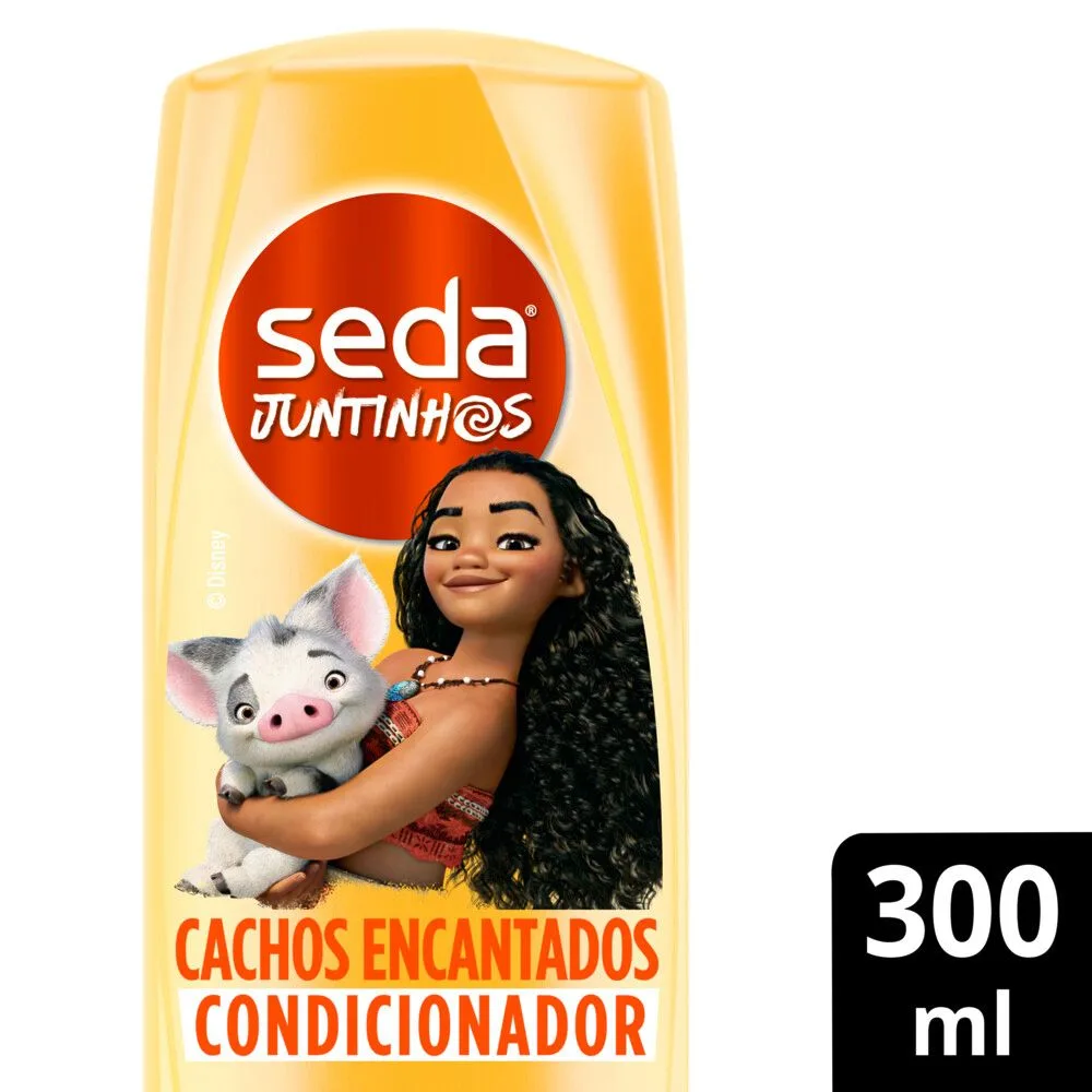 Condicionador Infantil Seda Juntinhos Moana Cachos Encantados +3 anos 300ml