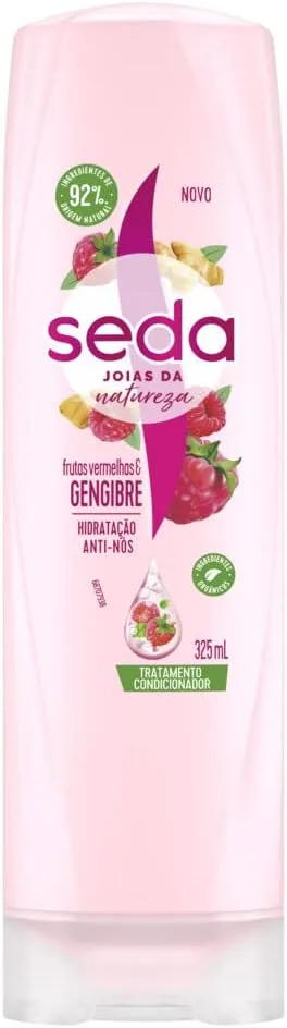 Condicionador Seda Joias da Natureza Frutas Vermelhas + Gengibre 325ml