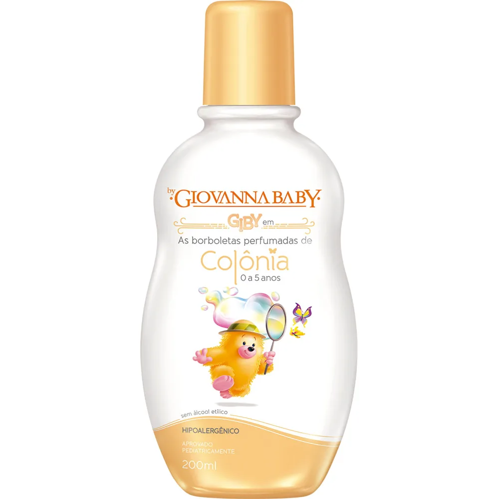 Colônia Infantil Giovanna Baby Giby 0 a 5 Anos 200ml