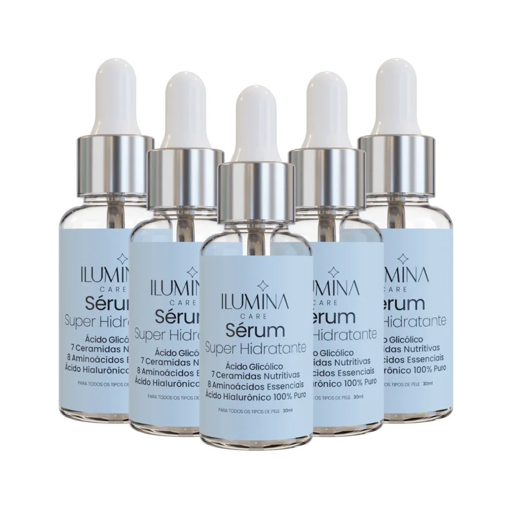 Kit 5 Sérum Hidratante Com Ceramidas