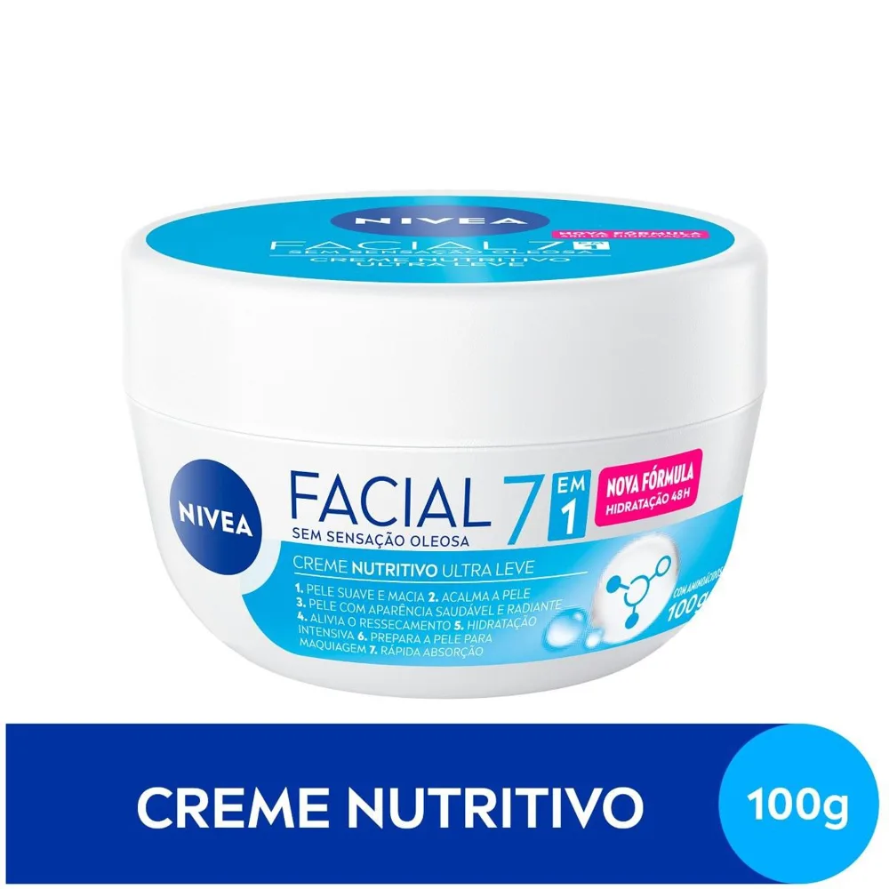 Creme Facial Nivea Nutritivo 100g