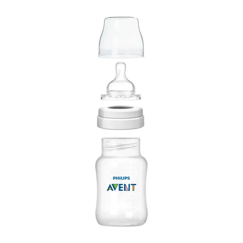 Mamadeira Philips Avent Classic+ +1 mês Anticólicas 260ml 1 Unidade