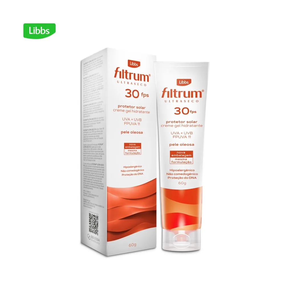 Protetor Solar Filtrum Ultra Seco FPS30 Creme Gel 60g