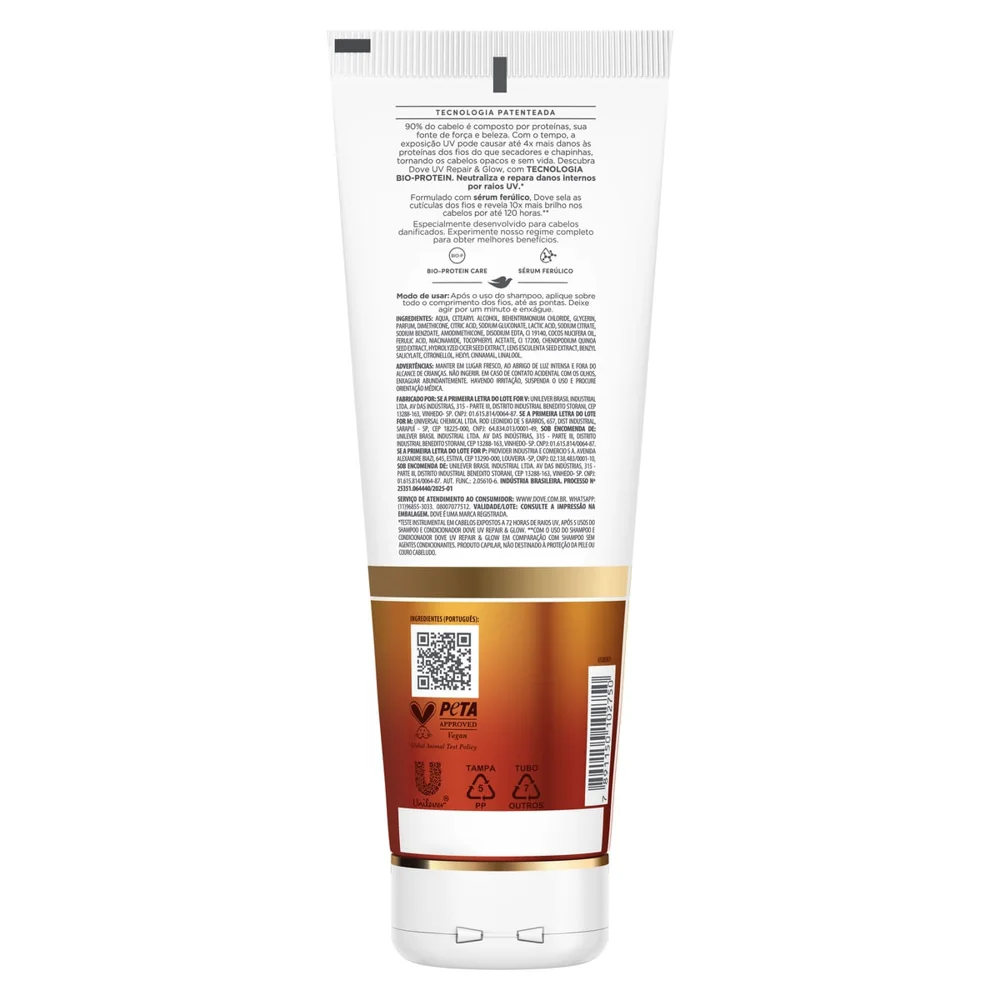 Condicionador Dove Uv Repair Glow + Ferúlico 250ml