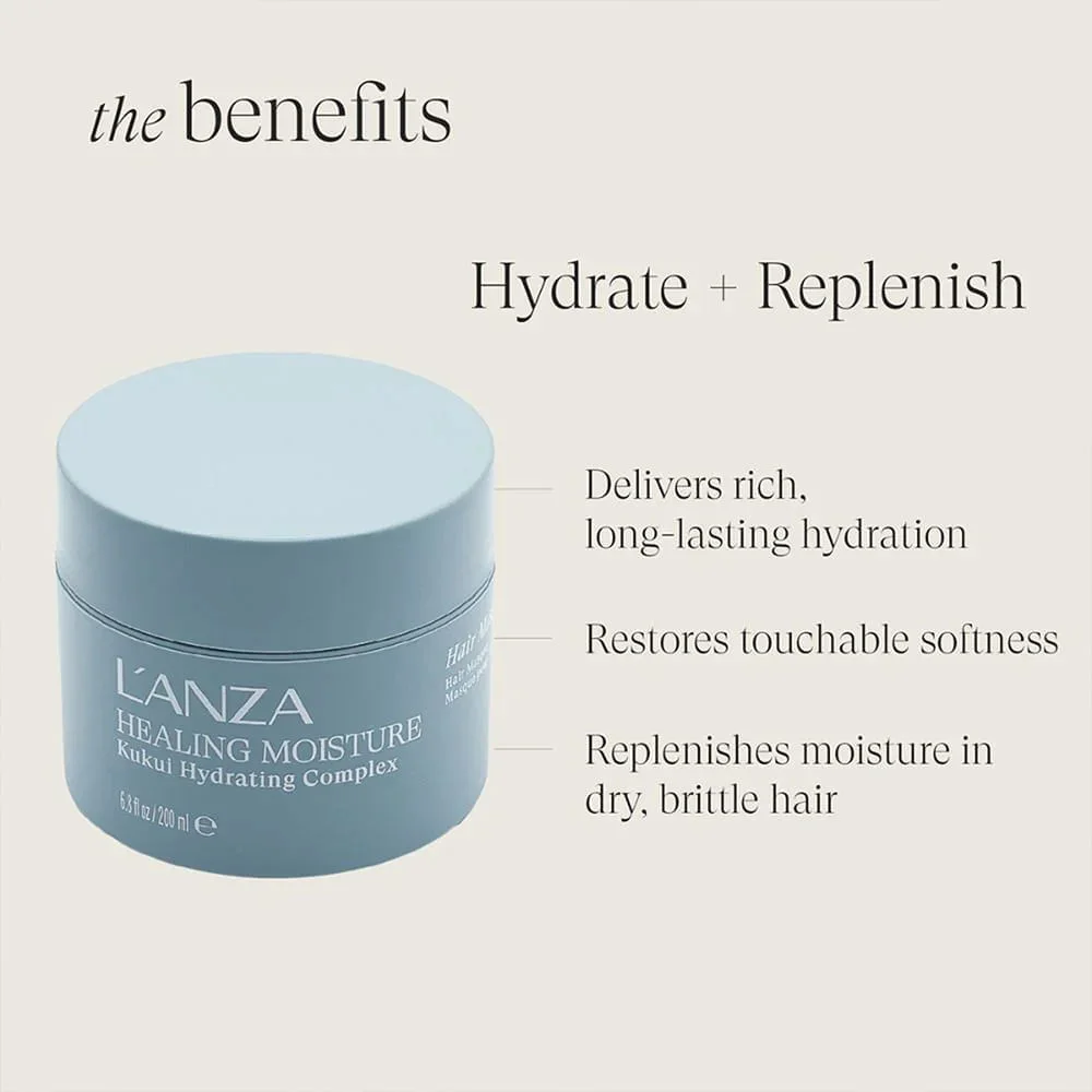 L'Anza - Healing Moisture Kukui Hydrating Complex - Máscara Capilar