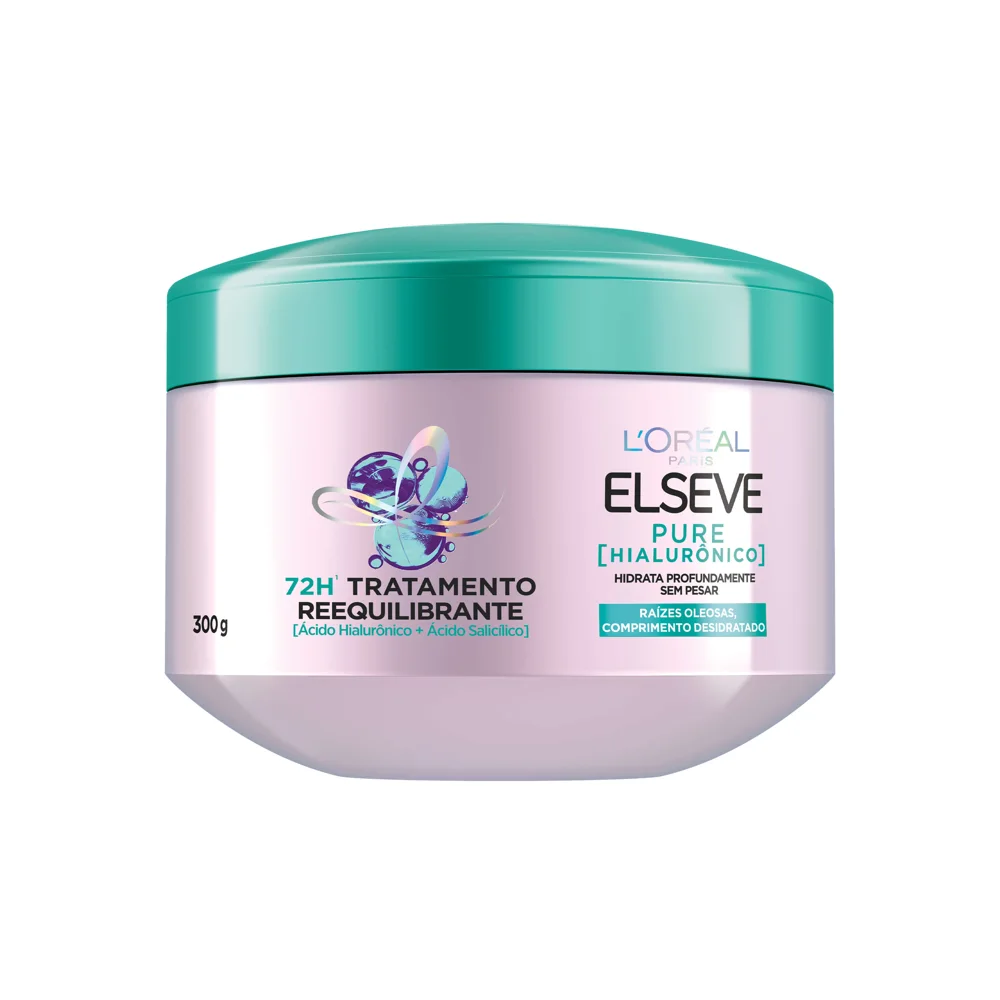 Creme de Tratamento Capilar Elseve Pure Hialurônico Reequilibrante 300g