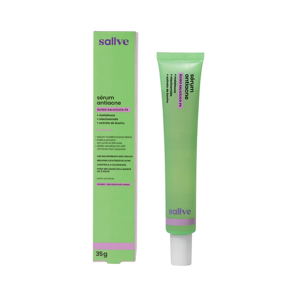 Sérum Facial Sallve Antiacne Ácido Salicílico 35g