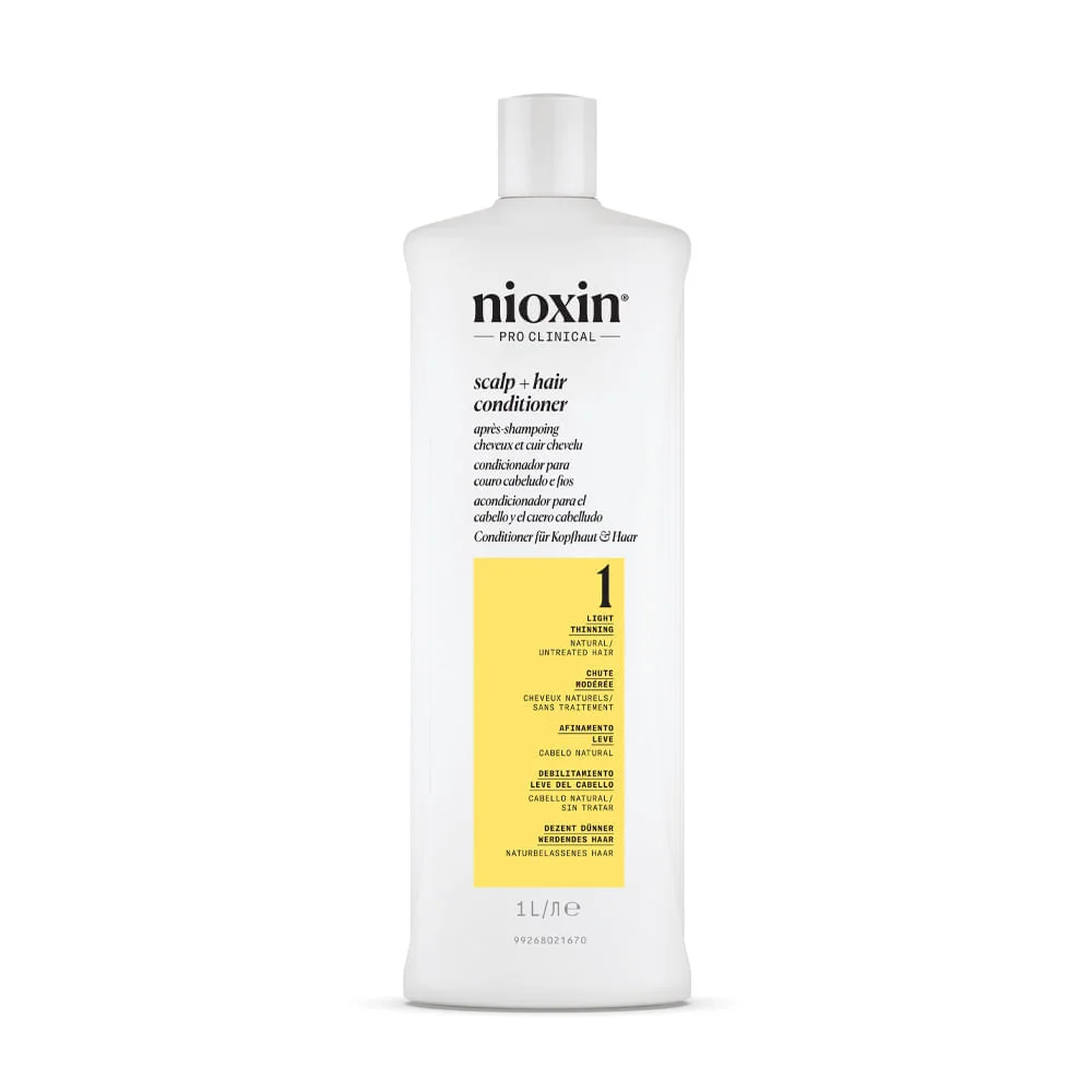 Condicionador - Nioxin Sistema 1 Cabelo Natural Afinamento Leve - 1000ml
