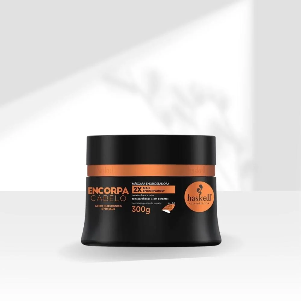 Haskell Encorpa Cabelo - Máscara Volume Tratamento - 300g
