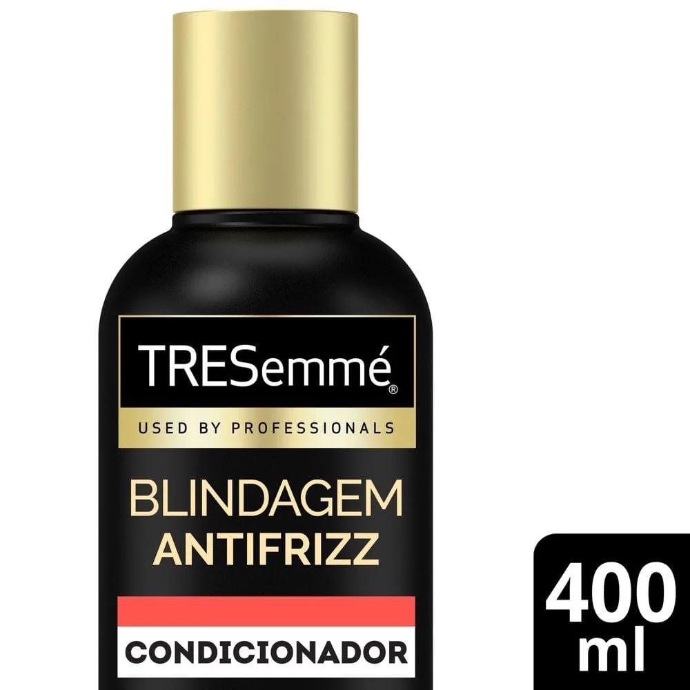 Condicionador TRESemmé Blindagem Antifrizz Queratina e Ácido Hialurônico 400ml
