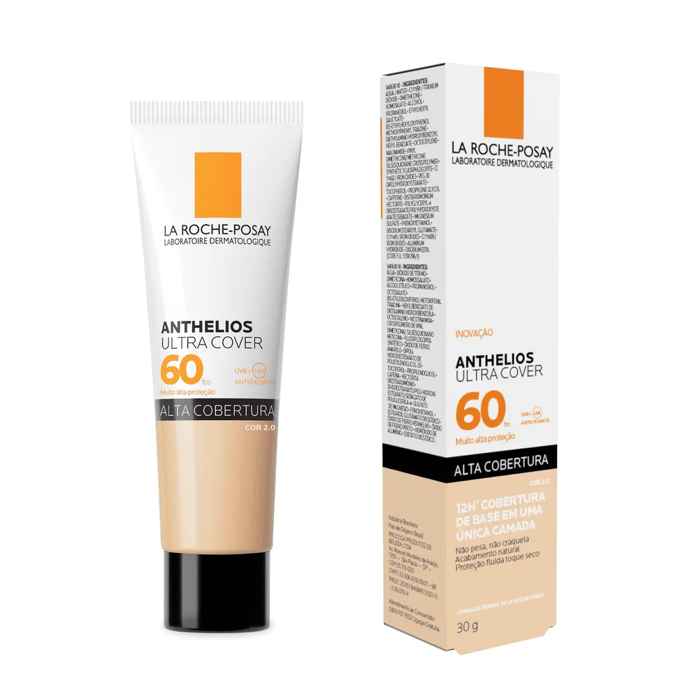 Kit La Roche-Posay Mela B3 e Anthelios Hidratante Facial Mela B3 Double Dose 40ml + Protetor Solar Anthelios Ultra Cover FPS 60 Cor 2.0 30g
