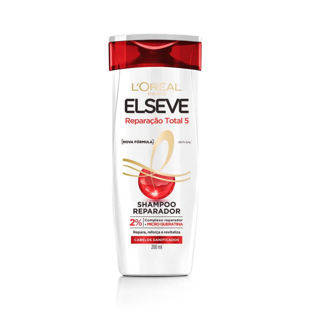 Shampoo Elseve Reparação Total 5 Reparador 200ml