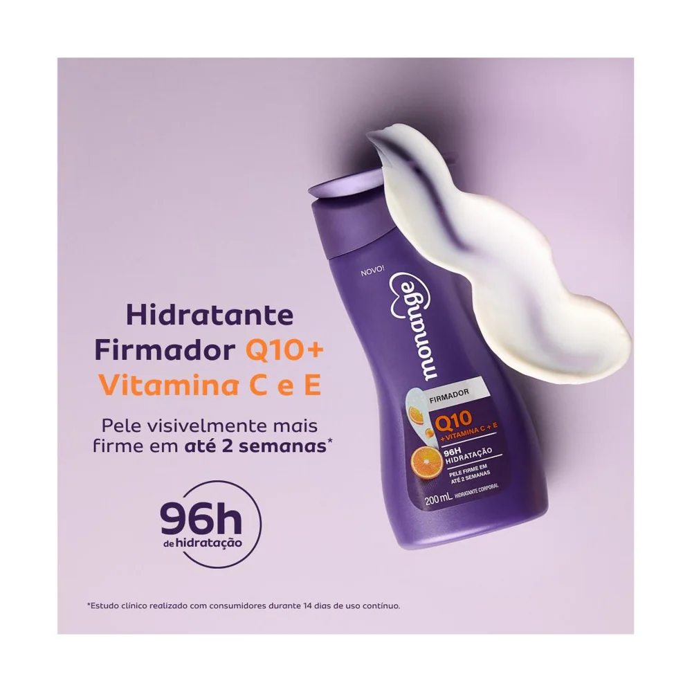 Hidratante Monange Firmador Q10 com Vitaminas C e E 400ml