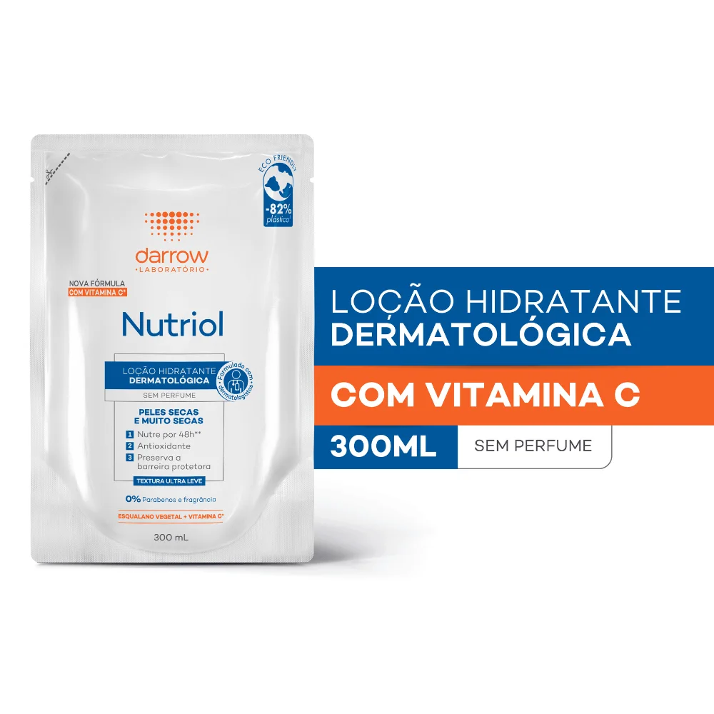 Loção Corporal Darrow Nutriol Sem Perfume 300ml