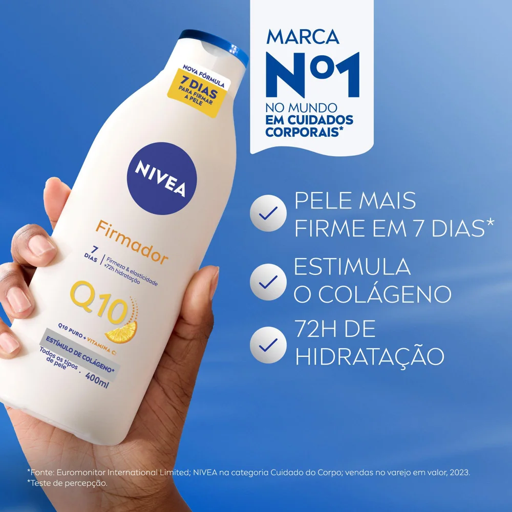 Loção Corporal Nivea Q10 + Vitamina C Firmadora 400ml